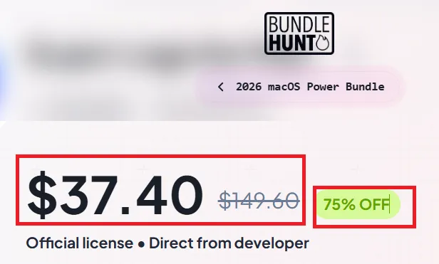Bundlehunt 75% OFF Deal